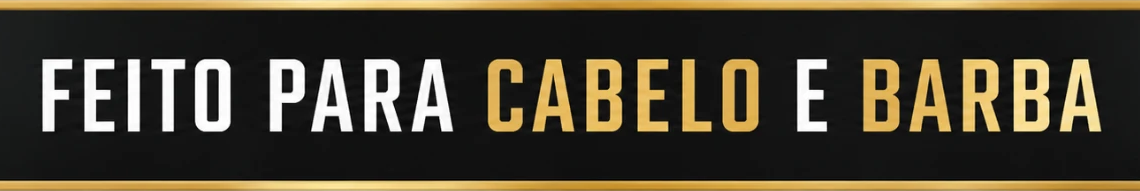 Feito para cabelo e barba